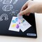BAZIC CUBIX Magnetic Chalkboard 14" x 14" w/ Chalk Marker & Magnet